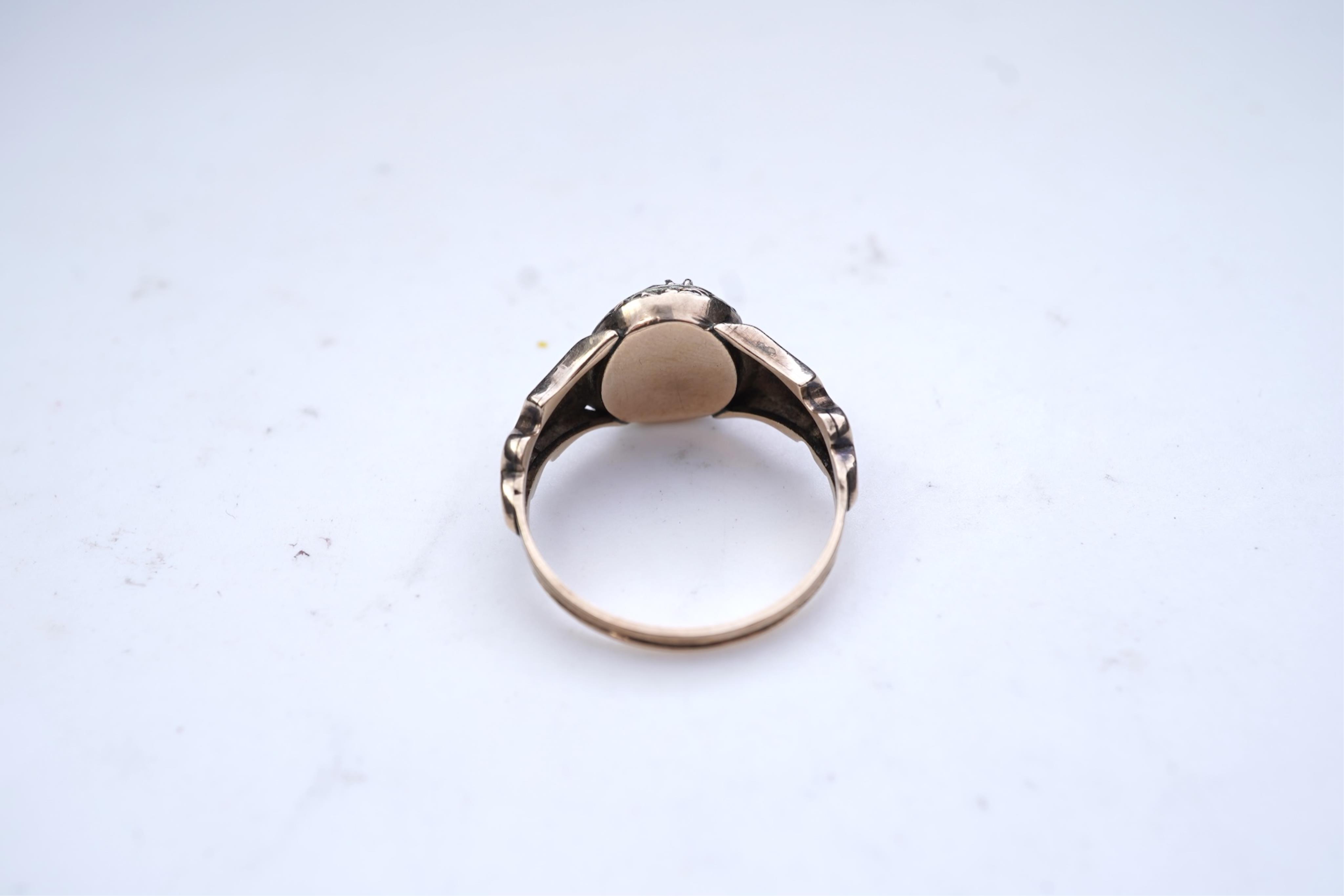 A citrine ring, 19th century